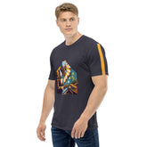 Electro Echo All-Over Print Men's Crew Neck T-Shirt